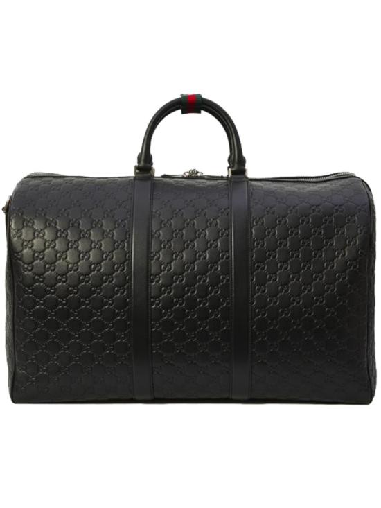 26SS 구찌 GG 엠블럼 라지 더플백 850216 AAFOM Black