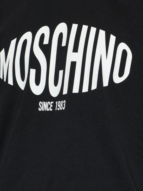 26SS 모스키노 반팔 티셔츠 A07020241 Black - MOSCHINO