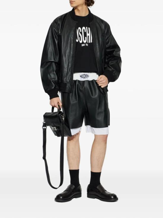 26SS 모스키노 반팔 티셔츠 A07020241 Black - MOSCHINO