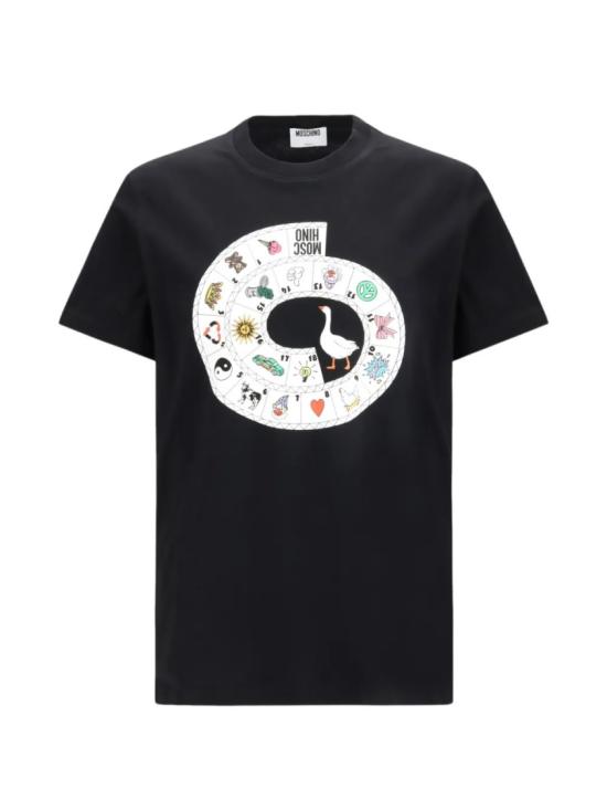 26SS 모스키노 반팔 티셔츠 A07060241 Black