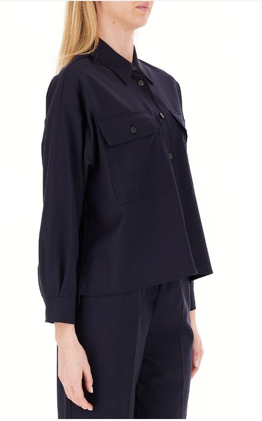 26SS 위켄드막스마라 셔츠 2615041021600 001 Black - WEEKEND MAX MARA