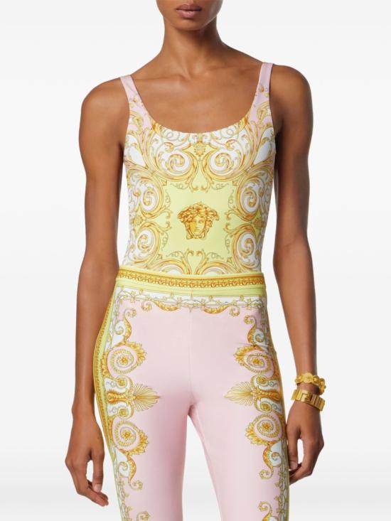 26SS 베르사체 원피스 수영복 1016592 1A17194 5Y590 Pink - VERSACE