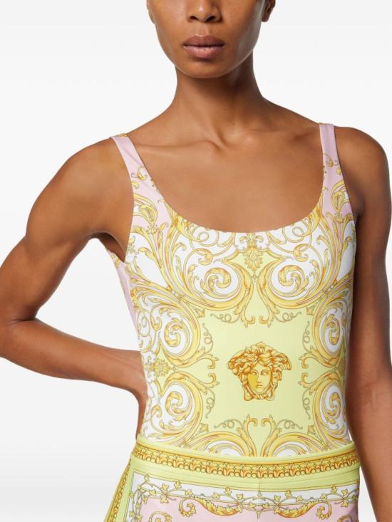 26SS 베르사체 원피스 수영복 1016592 1A17194 5Y590 Pink - VERSACE
