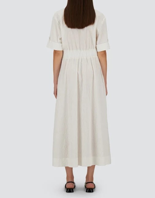 26SS 에르노 롱 원피스 AB000076D 13284 1000 White - HERNO