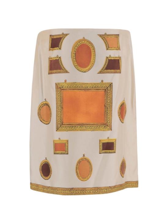 26SS 베르사체 미디 스커트 1024690 1A17951 5K920 Neutrals - VERSACE