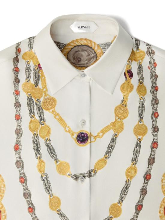 26SS 베르사체 블라우스 1024221 1A18007 5K920 White - VERSACE