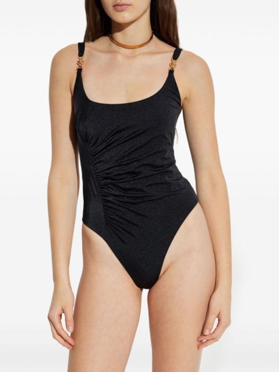 26SS 베르사체 원피스 수영복 1022571 1A17153 1B000 Black - VERSACE