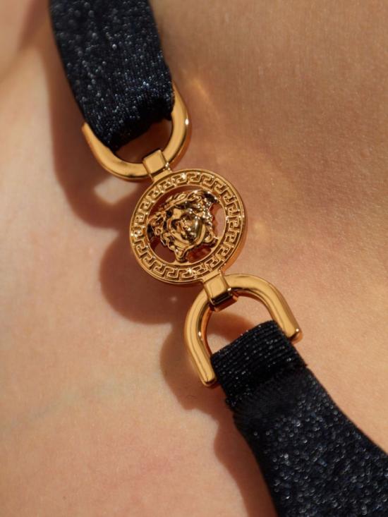 26SS 베르사체 원피스 수영복 1022571 1A17153 1B000 Black - VERSACE