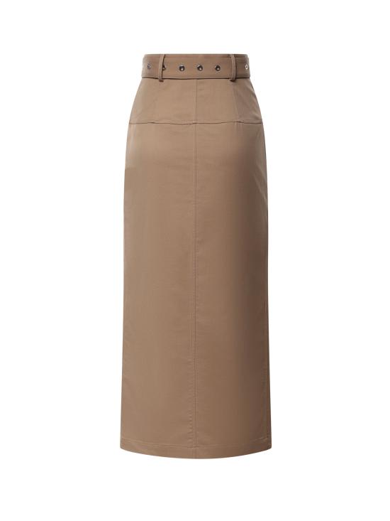 26SS 돈답 롱 스커트 G616 WS0117DXXX728 CAMEL - DONDUP