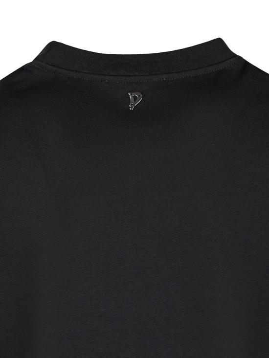 26SS 돈답 반팔 티셔츠 DS074 JF0350DXXX999 BLACK - DONDUP