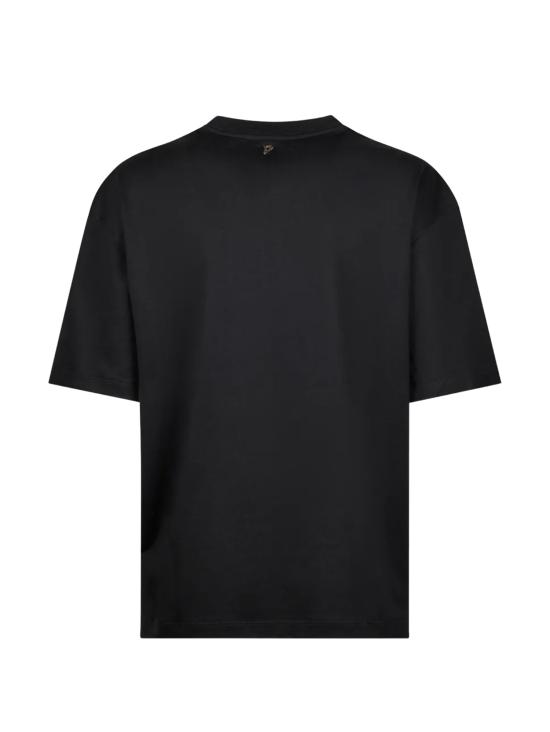 26SS 돈답 반팔 티셔츠 DS074 JF0350DXXX999 BLACK - DONDUP