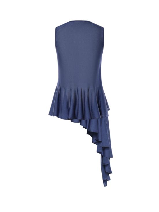 26SS 알라이아 민소매 티셔츠 AA9H1483K177C 516 BLEU DENIM - ALAIA