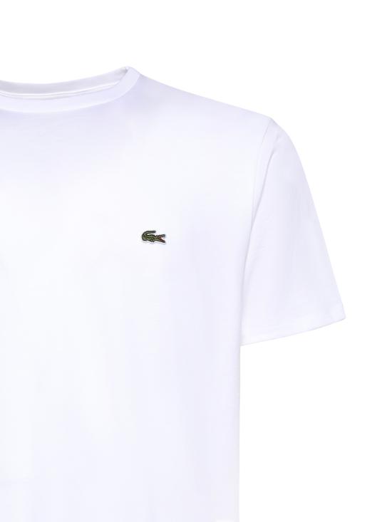 26SS 라코스테 피마 코튼 저지 크루넥 티셔츠 TH6709 001 White - LACOSTE