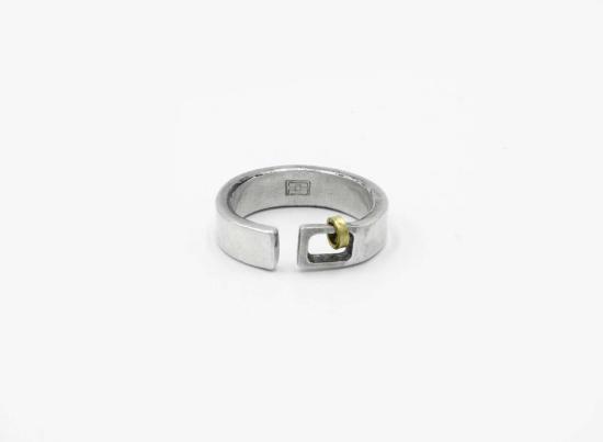  타이틀 오브 워크 반지 작품 제목: 6mm 오픈 링 18K 후프 123