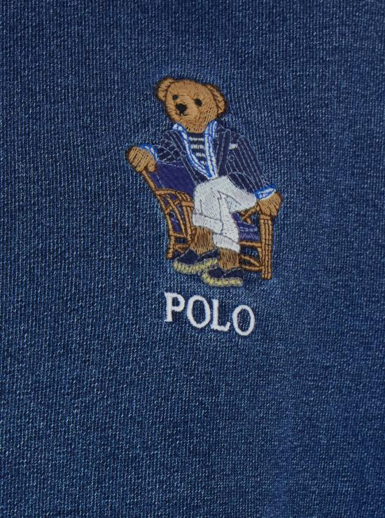 26FW 폴로 랄프로렌 후드 티셔츠 710B18563001 Blu - POLO RALPH LAUREN