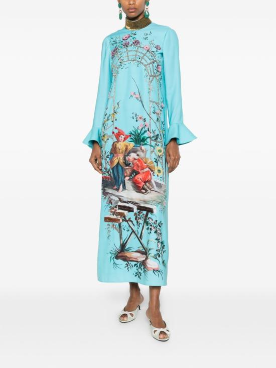 26SS 필리파 1970 롱 원피스 HELGA 00 Azzurro - PHILIPPA 1970