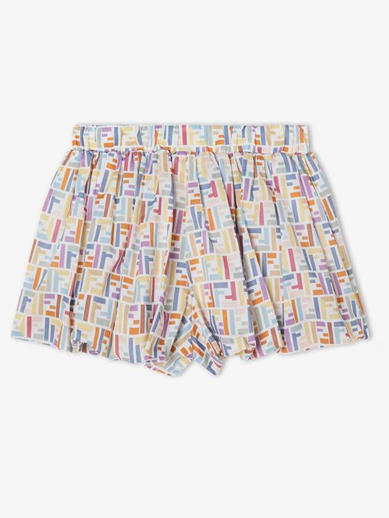26FW [키즈] 펜디 쇼츠/버뮤다 JFF413AJJQ F0ZA0 Multicolor - FENDI