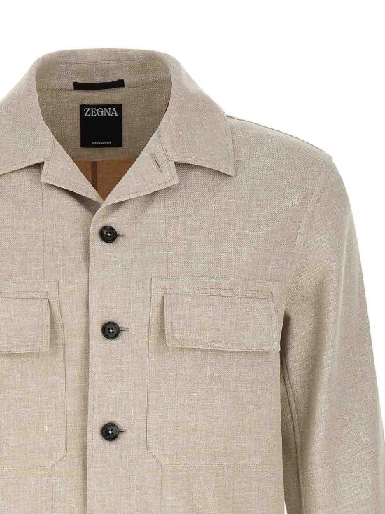 26SS 에르메네질도제냐 긴팔 셔츠 UHV22A3SOT6B262 Grey - ERMENEGILDO ZEGNA