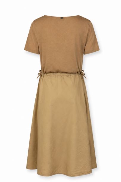 26SS 에르노 미디 원피스 AB000060D 520562150 Camel - HERNO