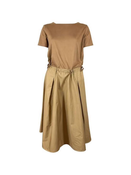 26SS 에르노 미디 원피스 AB000060D 520562150 Camel - HERNO