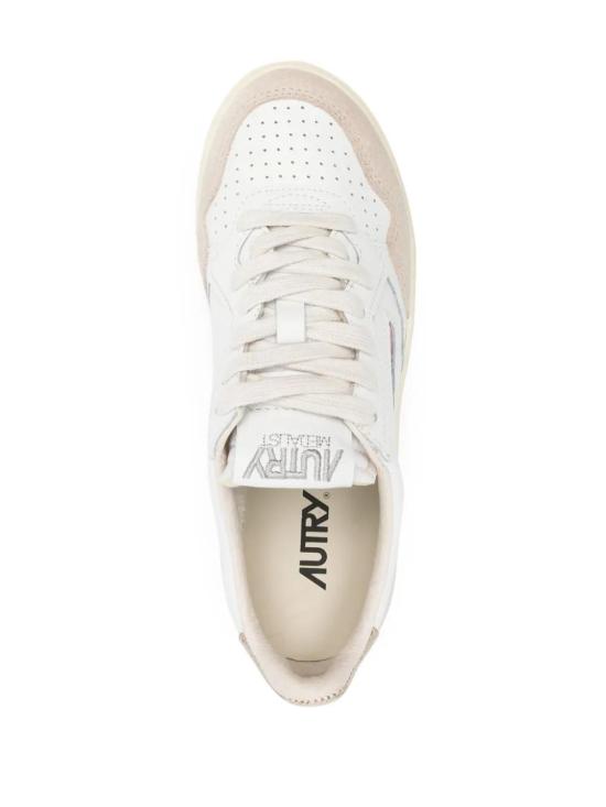 26FW 오트리 메달리스트 로우 레더 스니커즈 AULW LS75 Bianco - AUTRY