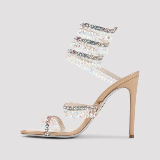 26FW 르네 카오빌라 샌들 C12535105RN01V195 BEIGE SATIN - RENE CAOVILLA