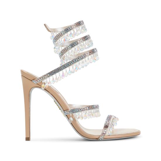 26FW 르네 카오빌라 샌들 C12535105RN01V195 BEIGE SATIN - RENE CAOVILLA