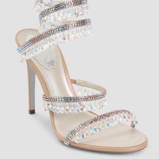 26FW 르네 카오빌라 샌들 C12535105RN01V195 BEIGE SATIN - RENE CAOVILLA