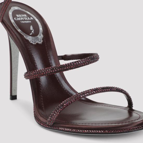 26FW 르네 카오빌라 샌들 C12538105R001Y432 FONDANT BURGUNDY - RENE CAOVILLA