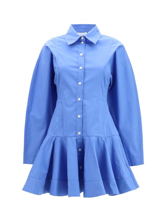 26FW 가니 숏 원피스 A1030645 591 LIGHT BLUE
