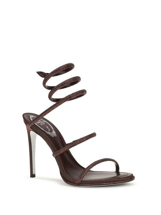 26FW 르네 카오빌라 샌들 C12538105 R001Y432 BROWN - RENE CAOVILLA