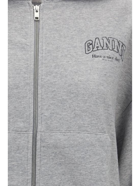 26FW 가니 에센셜 집업 후디 A1060023 920 GREY - GANNI