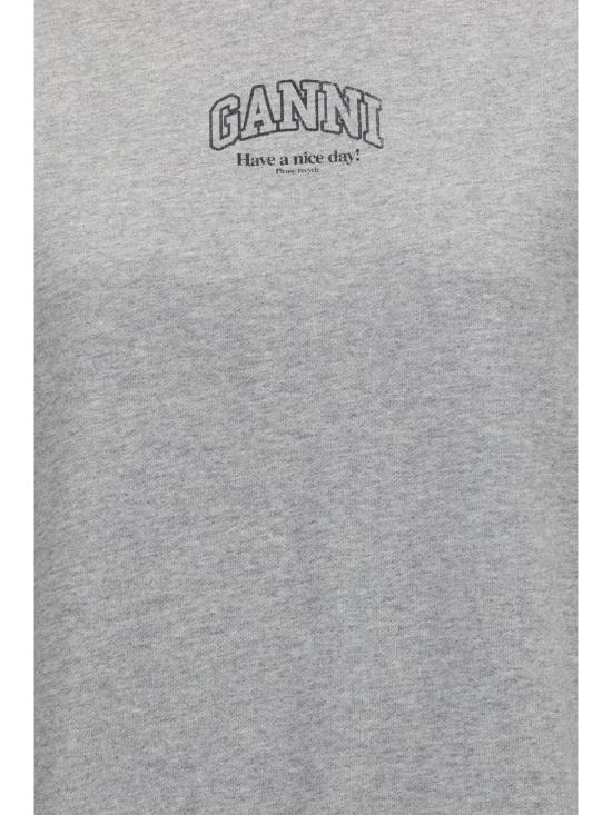 26FW 가니 에센셜 크루넥 티셔츠 A1060022 920 GREY - GANNI