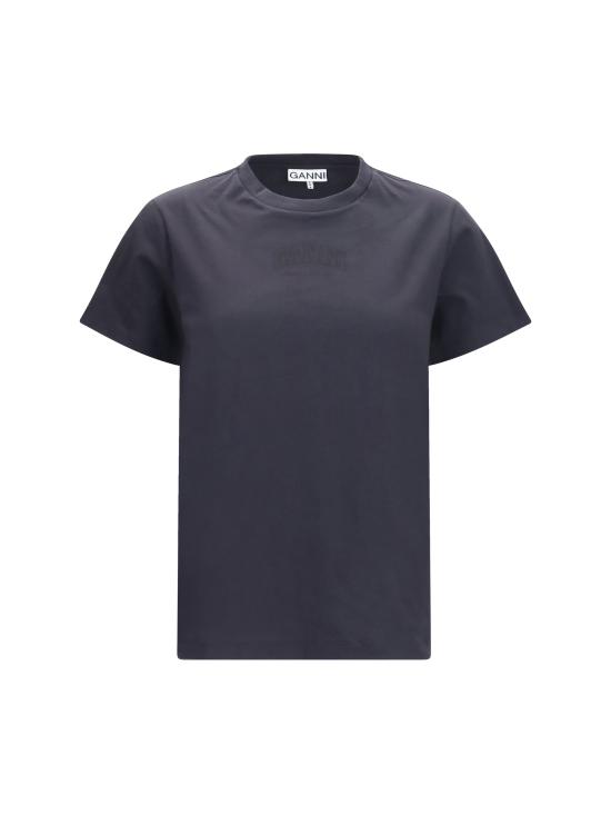 26FW 가니 로고 에센셜 티셔츠 A1050057 252 BLACK