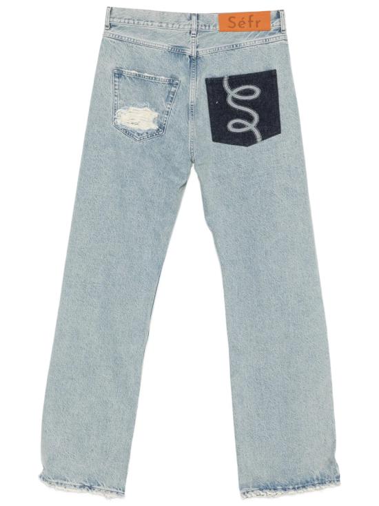 26SS 세퍼 데님 팬츠 SWIRL INDIGOWASH DENIM BLUE - SEFR