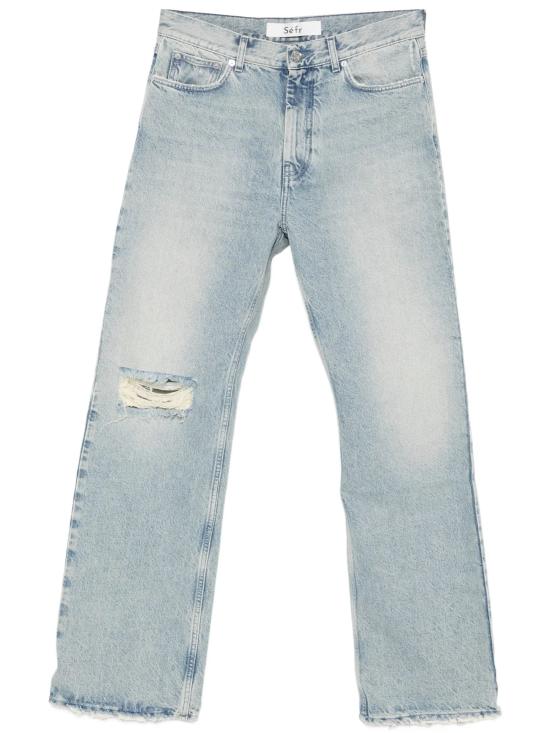 26SS 세퍼 데님 팬츠 SWIRL INDIGOWASH DENIM BLUE