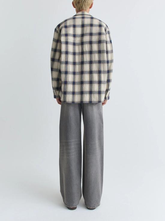 26SS 세퍼 긴팔 셔츠 WES NAVYTABLECLOTHCHECK MULTICOLOR - SEFR