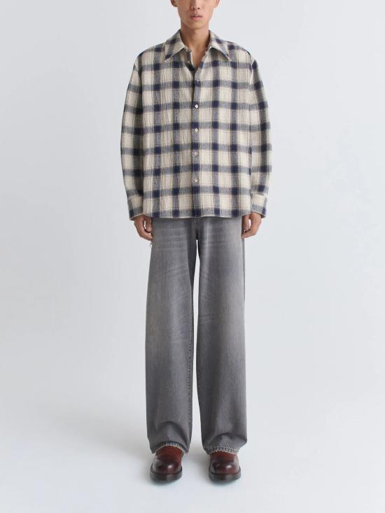 26SS 세퍼 긴팔 셔츠 WES NAVYTABLECLOTHCHECK MULTICOLOR - SEFR
