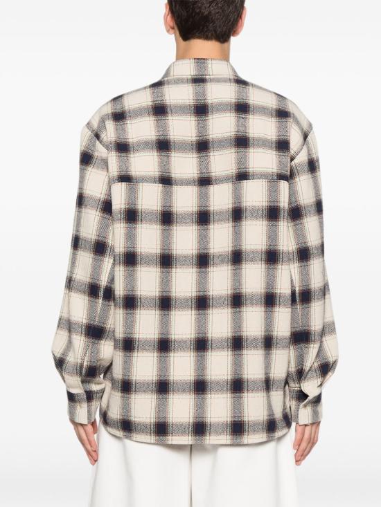26SS 세퍼 긴팔 셔츠 WES NAVYTABLECLOTHCHECK MULTICOLOR - SEFR