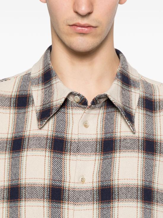 26SS 세퍼 긴팔 셔츠 WES NAVYTABLECLOTHCHECK MULTICOLOR - SEFR
