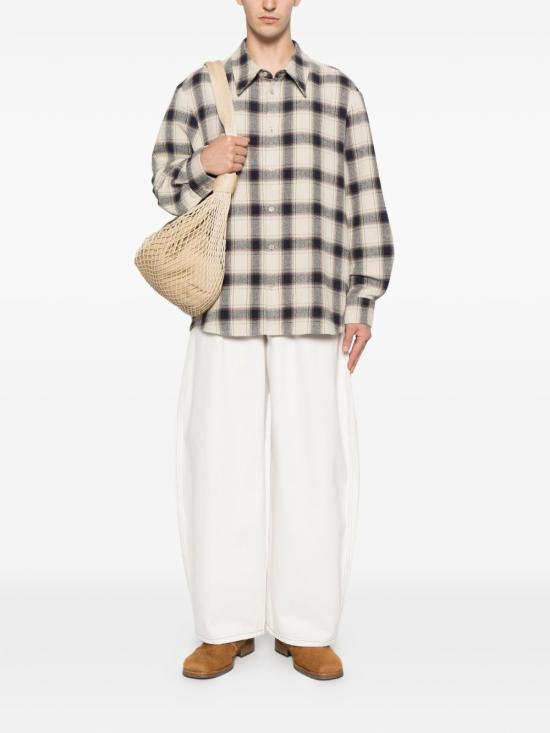 26SS 세퍼 긴팔 셔츠 WES NAVYTABLECLOTHCHECK MULTICOLOR - SEFR