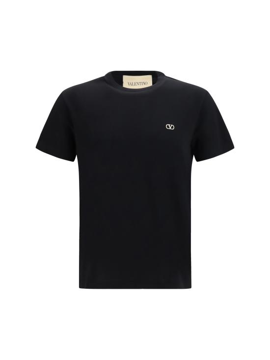 26FW 발렌티노 가라바니 반팔 티셔츠 9V3MG10VBMM 0NO BLACK