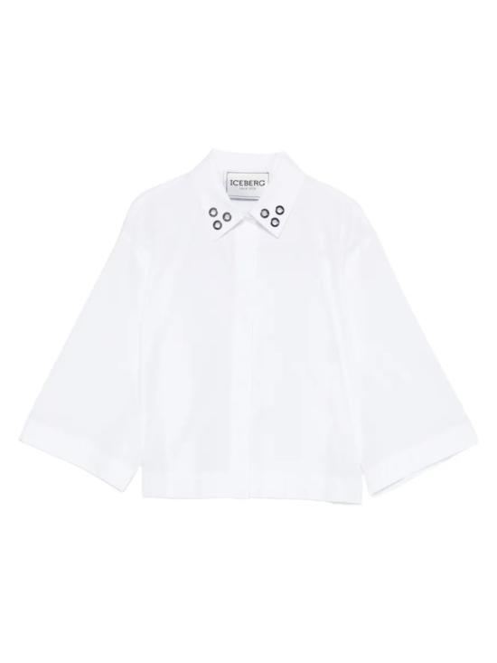 26SS 아이스 비 아이스버그 블라우스 G051 01871101 White