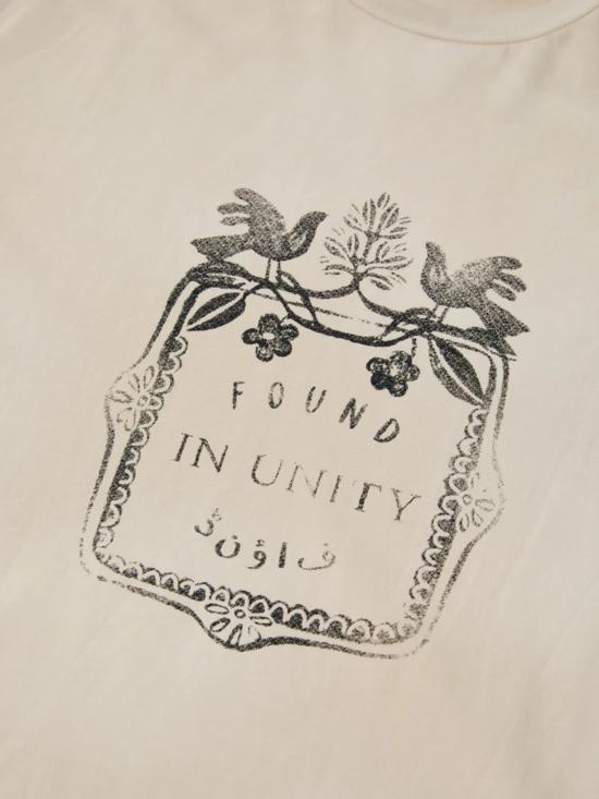 26SS 파운드 반팔 티셔츠 FOSS26TT18012 6369 WHITE - FOUND