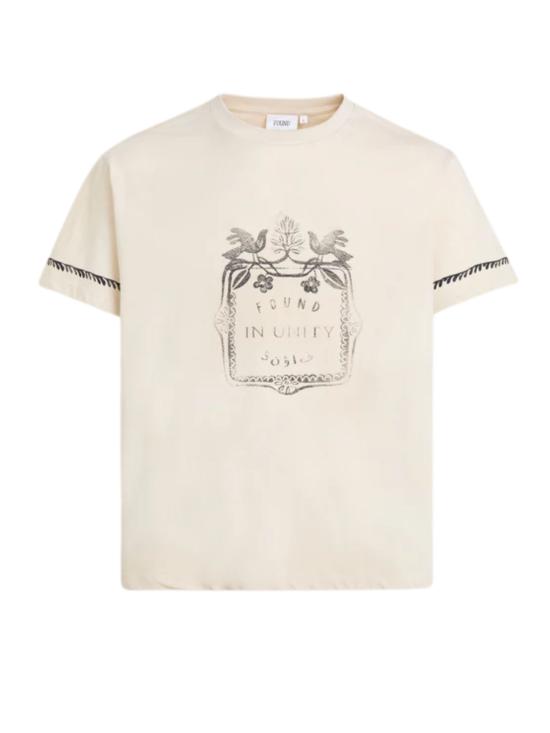 26SS 파운드 반팔 티셔츠 FOSS26TT18012 6369 WHITE