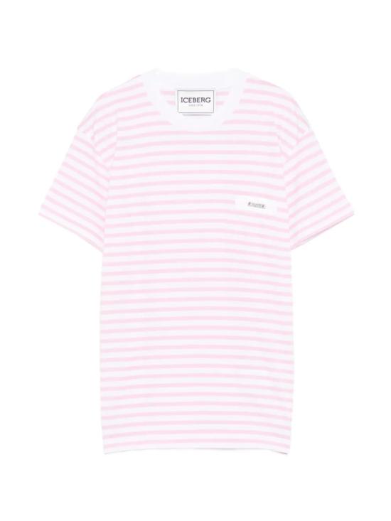 26SS 아이스 비 아이스버그 반팔 티셔츠 FR04 623AR141 Pink