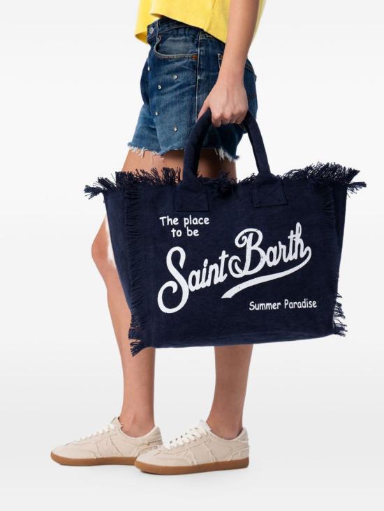 26SS 세인트바쓰 토트백 VANI001D 00097L NAVY - MC2 SAINT BARTH