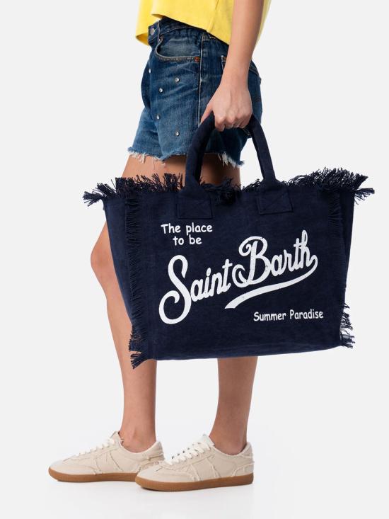 26SS 세인트바쓰 토트백 VANI001D 00097L NAVY - MC2 SAINT BARTH