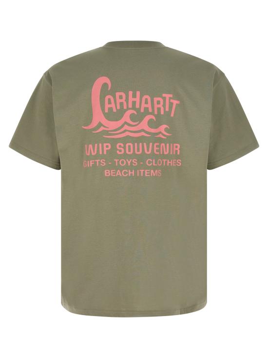 26FW 칼하트 WIP 반팔 티셔츠 I0368893RFXX Green - CARHARTT WIP
