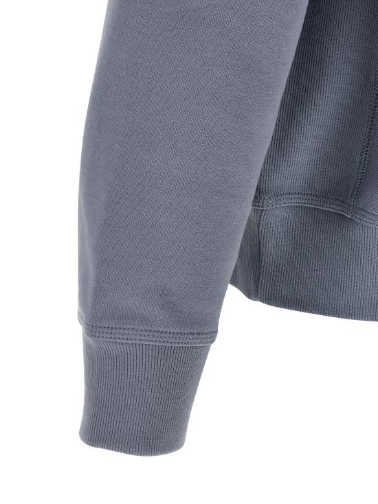 26FW 칼하트 WIP 하프 집 아메리칸 스크립트 스웨트셔츠 I0270143RHXX Blue - CARHARTT WIP